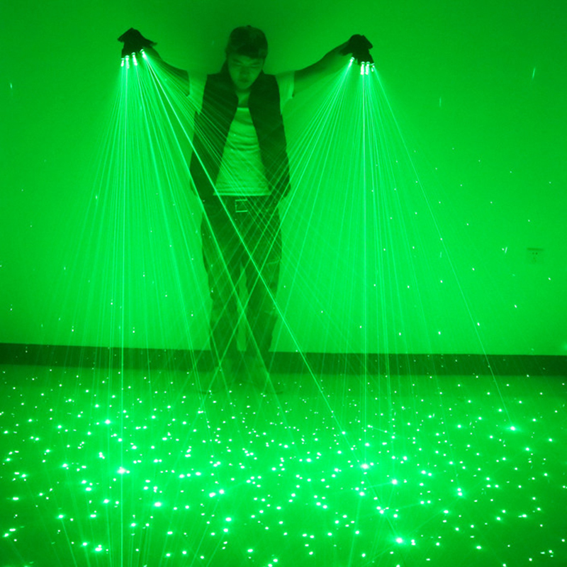 LED svítící laserové rukavice, laserové rukavice KTV Nightclub Atmosphere