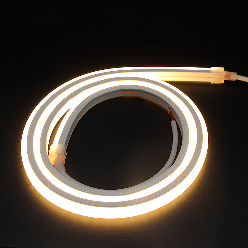 08*07mm silikonový difuzér LED pásek trubice pro 5mm světelný pás - třístranné osvětlení 08*07mm silikonový difuzér LED pásek trubice pro 5mm světelný pás - třístranné osvětlení