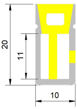 1020 led neonová trubice