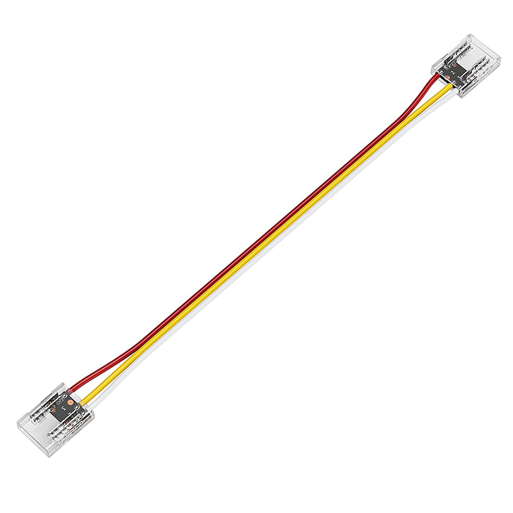 COB-LED-Streifen, 3-poliger LED-Anschluss für 10 mm COB CCT Tunable White LED-Streifenlichter