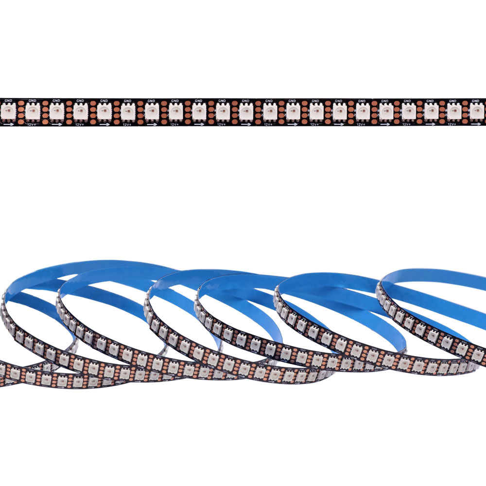GS8208 5050 RGB barvy měnící individuálně adresovatelné LED pásky GS8208 5050 RGB barvy měnící individuálně adresovatelné LED pásky
