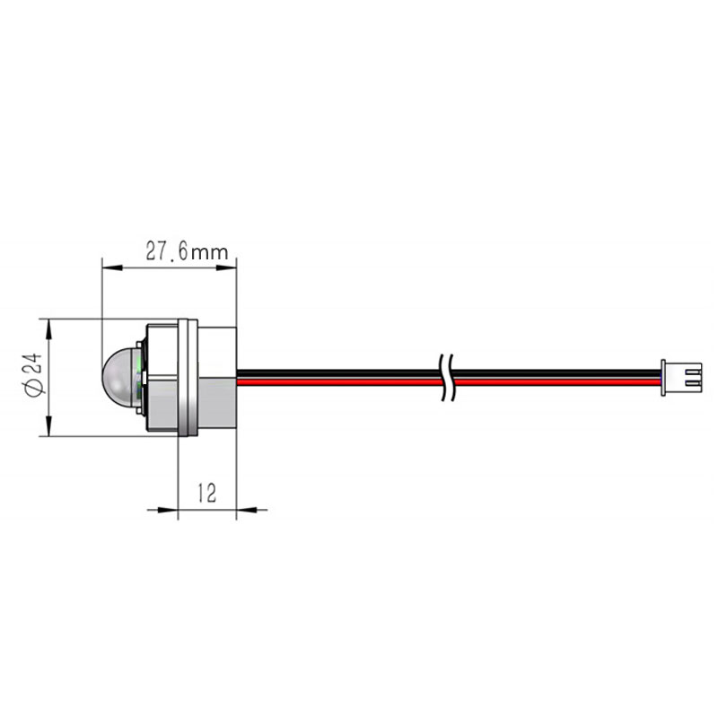 DC12V/24V UV modul statického vodního sterilizátoru LED, 10ks/bal DC12V/24V UV modul statického vodního sterilizátoru LED, 10ks/bal