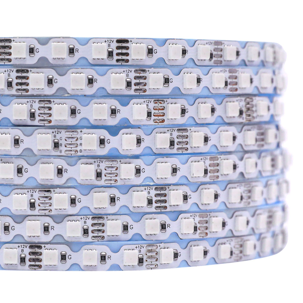 12V 7mm LED pásek typu S RGB měnící barvu 480ks LED SMD 4040 12V 7mm LED pásek typu S RGB měnící barvu 480ks LED SMD 4040