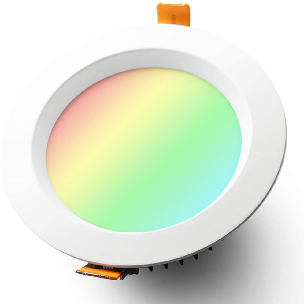 AC100~240V 6/9/12W RGBCCT LED Downlight kompatibilní s Amazon Alexa, APP Voice/RF Remote Control