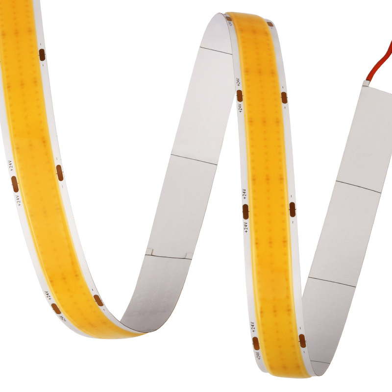 24V 20mm Superbreite dreireihige hellste COB LED-Streifenleuchte in Weiß 24V 20mm Superbreite dreireihige hellste COB LED-Streifenleuchte in Weiß