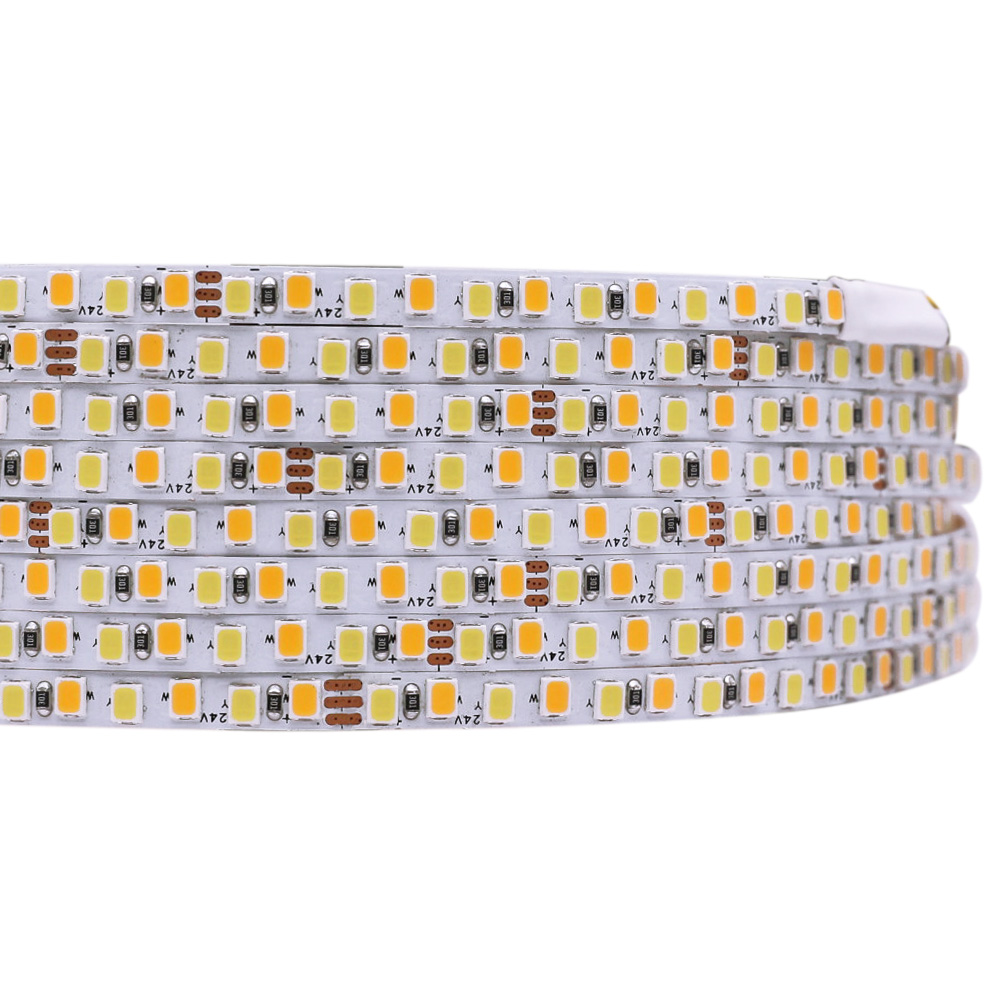 24V 2216 5mm Úzké CCT stmívatelné LED pásky 24V 2216 5mm Úzké CCT stmívatelné LED pásky