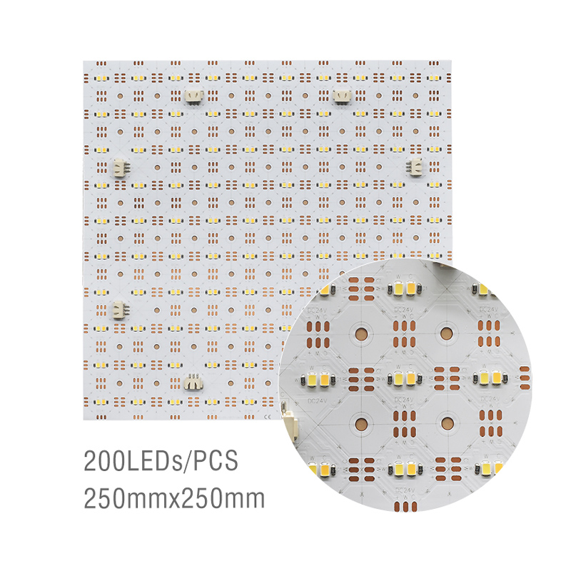 24V 2835 CCT Dual White LED Sheets pro podsvícení 10x10 24V 2835 CCT Dual White LED Sheets pro podsvícení 10x10