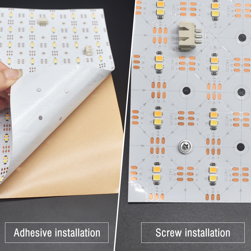24V 2835 CCT Dual White LED Sheets pro podsvícení 10x10 24V 2835 CCT Dual White LED Sheets pro podsvícení 10x10