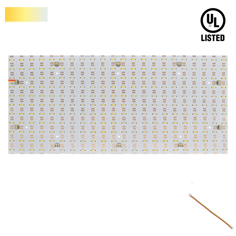 24V 2835 CCT Flexibilní Tunable White LED Backlight Sheet 22x11 24V 2835 CCT Flexibilní Tunable White LED Backlight Sheet 22x11
