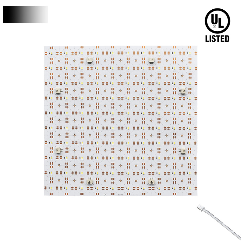 24V 2835 Bílé řezací flexibilní LED tabulové světlo 10x10