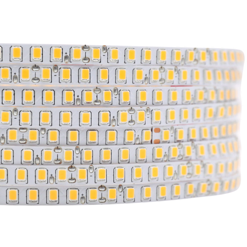 DC24V 6mm 360stupňový oboustranný LED pásek s vysokou hustotou, bílý