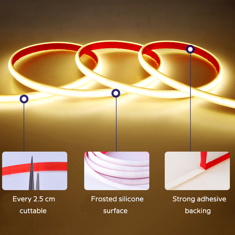 24V podvodní neonové LED páskové světlo IP68 COB pro bazény s horním vyzařováním 24V podvodní neonové LED páskové světlo IP68 COB pro bazény s horním vyzařováním