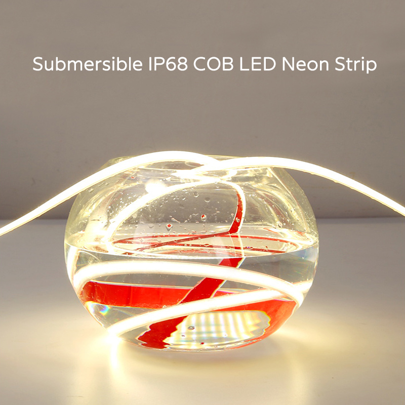 24V podvodní neonové LED páskové světlo IP68 COB pro bazény s horním vyzařováním 24V podvodní neonové LED páskové světlo IP68 COB pro bazény s horním vyzařováním