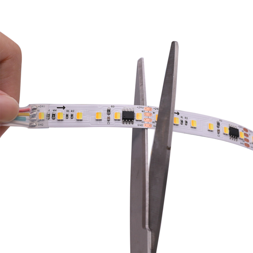 WS2818 WWA Adressierbare weiße LED-Streifenlichter – 24 V, 120 LEDs/m, 2835 LED WS2818 WWA Adressierbare weiße LED-Streifenlichter – 24 V, 120 LEDs/m, 2835 LED