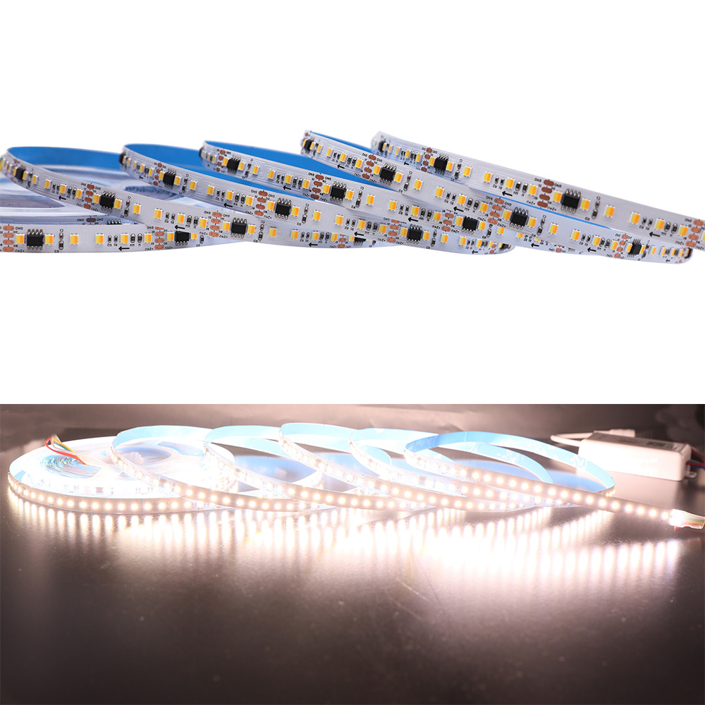 WS2818 WWA Adressierbare weiße LED-Streifenlichter – 24 V, 120 LEDs/m, 2835 LED WS2818 WWA Adressierbare weiße LED-Streifenlichter – 24 V, 120 LEDs/m, 2835 LED