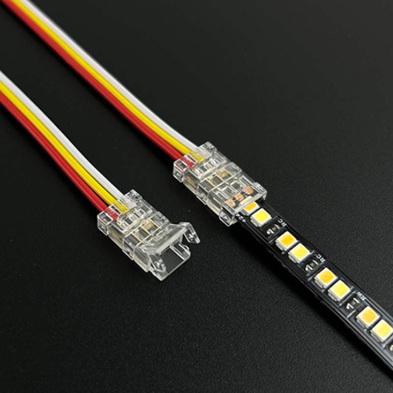 3kolíkový 12mm LED pásek SMD ke konektoru vodiče