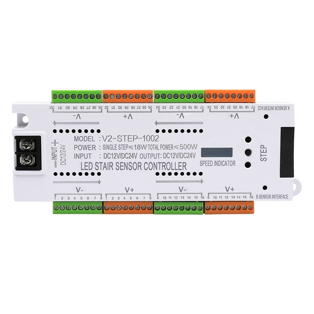 32-Kanal-LED-Bewegungssensor-Controller für LED-Treppenleuchten