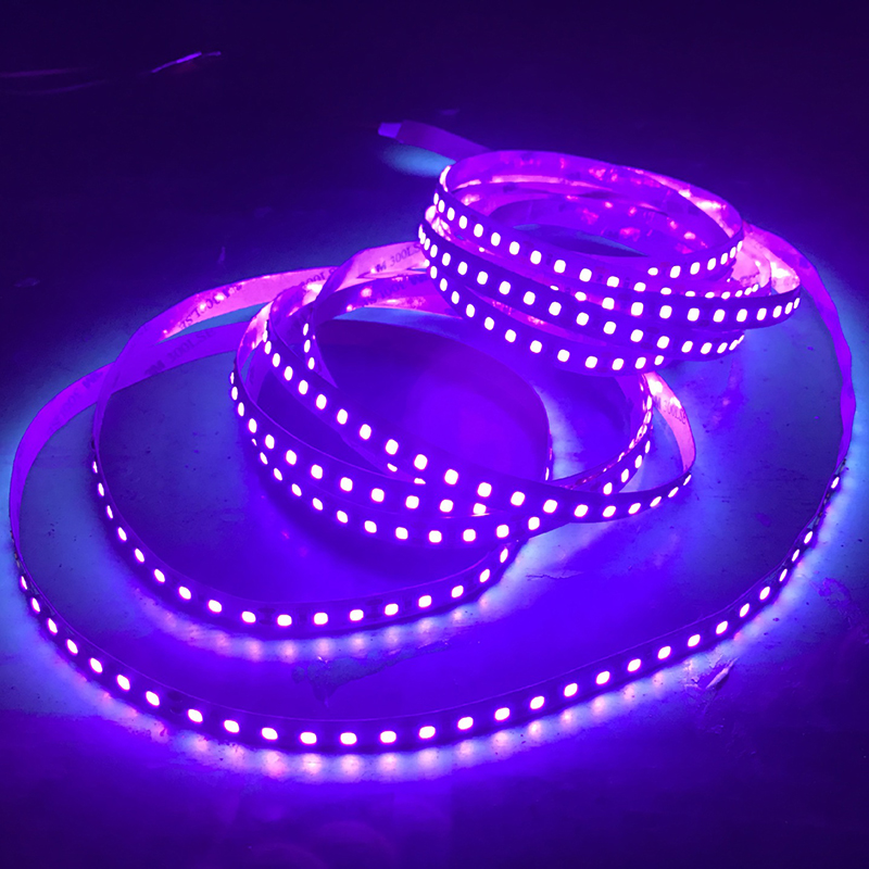 DC12V 120LEDs/m 3528 395nm-405nm Blacklight Strip