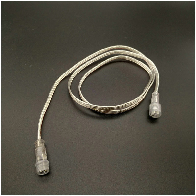 3PIN transparenter wasserdichter männlicher und weiblicher Stecker, Verlängerungskabel, Anschlussstecker 3PIN transparenter wasserdichter männlicher und weiblicher Stecker, Verlängerungskabel, Anschlussstecker
