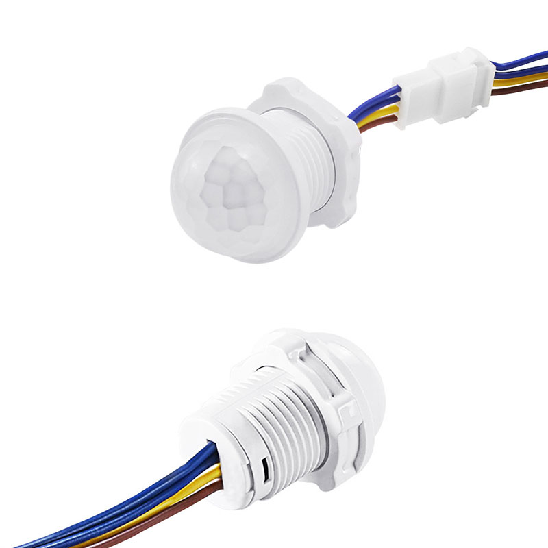 Mini-AC-Infrarot-PIR-Bewegungssensor-Lichtschalter für 40-W-Treppenleuchten