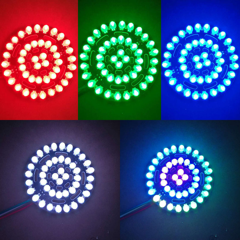 5V WS2811 F5 RGB Neopixel Ring 44 LEDs