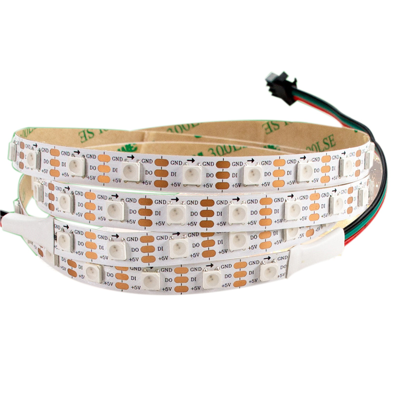 DC5V LC8812 SK6812 aufgerüstet, integrierter IC, 60 LEDs, 10 mm, adressierbare RGB-LED-Lichtleiste, 5 Meter/Rolle DC5V LC8812 SK6812 aufgerüstet, integrierter IC, 60 LEDs, 10 mm, adressierbare RGB-LED-Lichtleiste, 5 Meter/Rolle