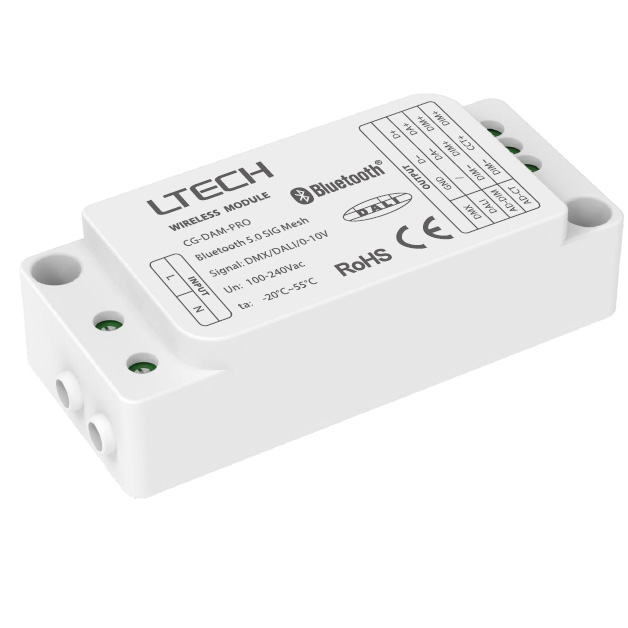 Bezdrátový LED řídicí modul Bluetooth 5.0 Sig Mesh GC-DAM-PRO