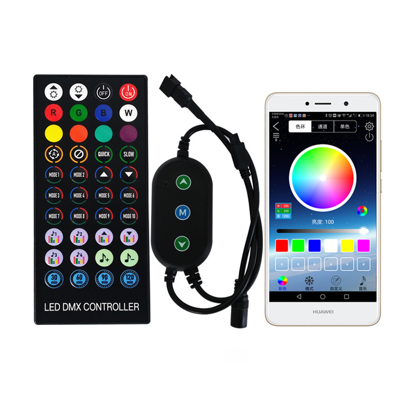 Bluetooth LED Dream Color hudební ovladač s tlačítkem