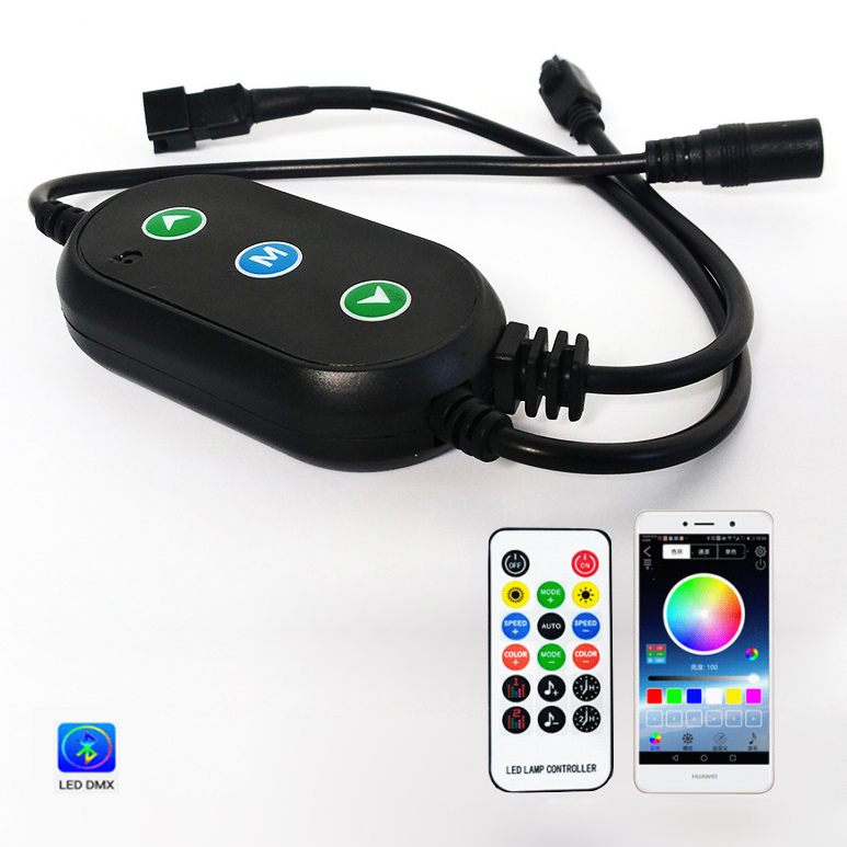 Bluetooth-LED-Musik-Controller in Traumfarbe mit Taste Bluetooth-LED-Musik-Controller in Traumfarbe mit Taste