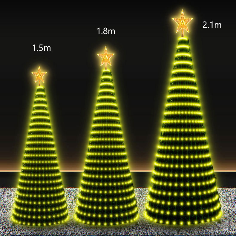 Bluetooth Color Changing LED Christmas Tree Lights With Remote