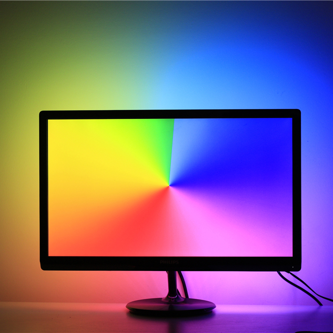 DC5V WS2812B Sada LED světelných proužků pro podsvícení obrazovky počítače Dream Color DC5V WS2812B Sada LED světelných proužků pro podsvícení obrazovky počítače Dream Color