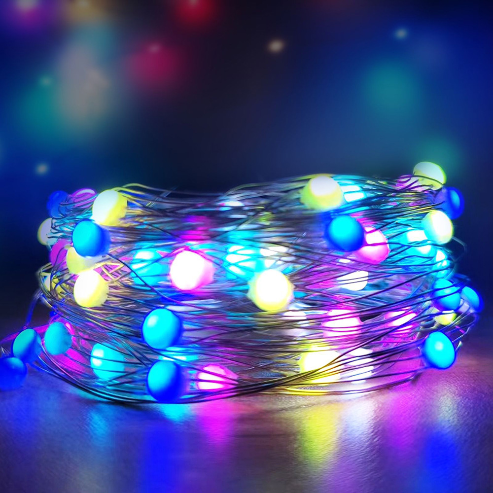 10m Bulb Wedding Christmas Strings Curtain Light Waterproof Indoor Rubber  Cable LED String Lights LED Christmas IP65 Waterproof String Light - China String  Light, LED Christmas Light