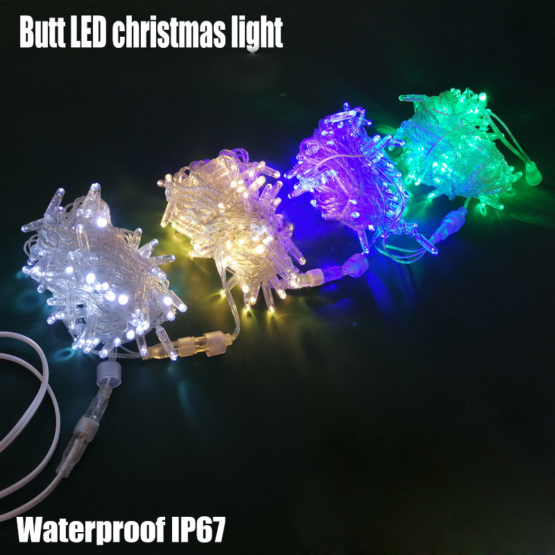 AC110V/220V 10M/32.8 Fuß wasserdicht IP67 Outdoor-Einsatz LED-Weihnachtsfeiertags-Lichterketten