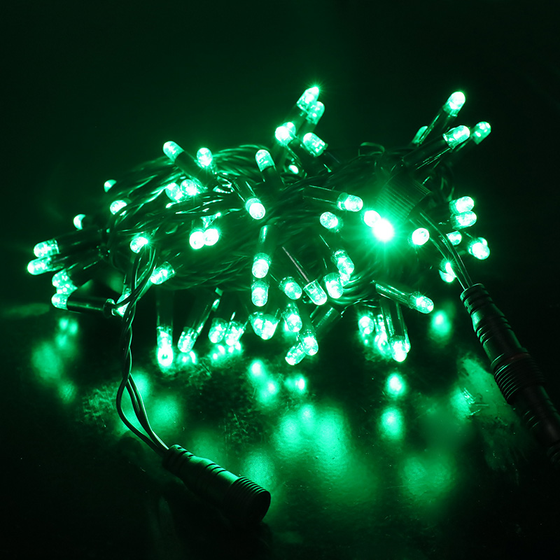 10M 100 LED Twinkle Fiber Optic Light Fairy String Lights Party Decor US/EU  Plug