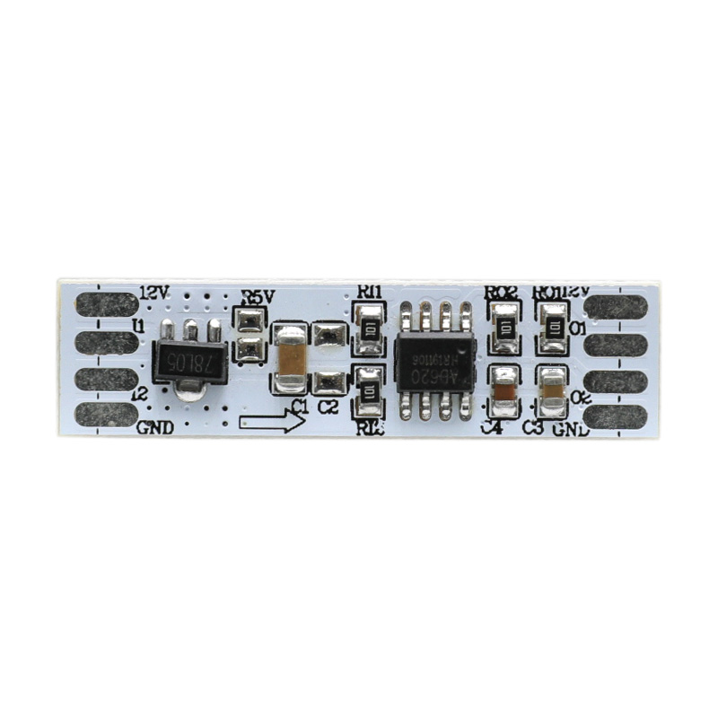 DC12-24V Mini SPI zesilovač pro 3pinový samostatný signál a 4pinový záložní adresovatelný LED pásek DC12-24V Mini SPI zesilovač pro 3pinový samostatný signál a 4pinový záložní adresovatelný LED pásek