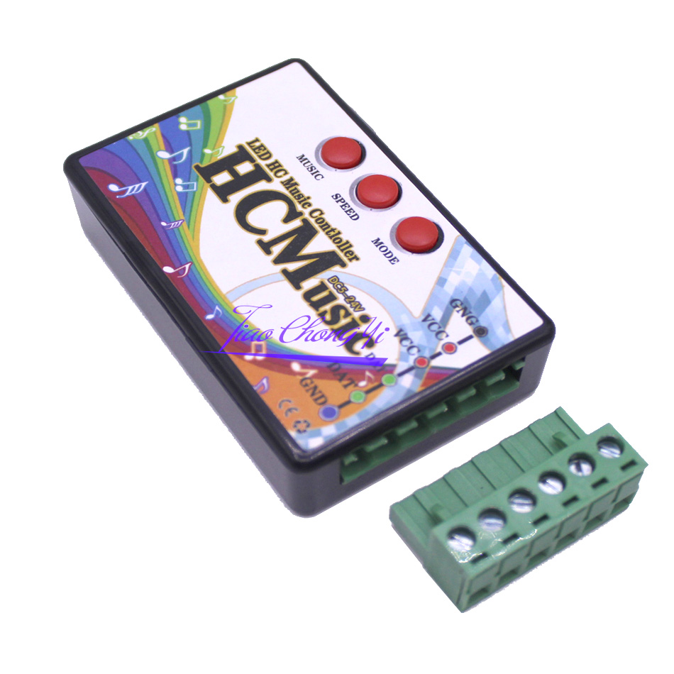 DC5-24V SPI Dream Color Music Controller für LED-Modullicht oder adressierbare WS2811-Lichtleiste DC5-24V SPI Dream Color Music Controller für LED-Modullicht oder adressierbare WS2811-Lichtleiste