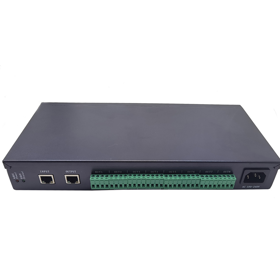 T-790K 8 portů 8192 pixelů PC Online programovatelný digitální ovladač LED pro adresovatelný pásek LED T-790K 8 portů 8192 pixelů PC Online programovatelný digitální ovladač LED pro adresovatelný pásek LED