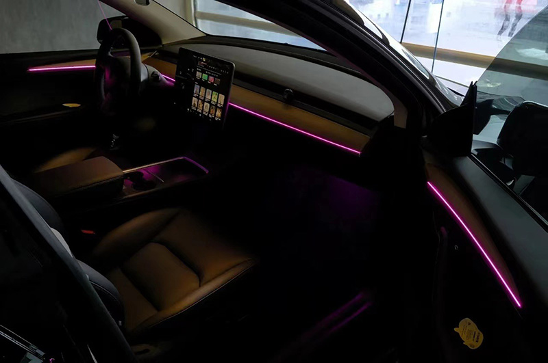 Interior Car LED Strip Lights RGB Addressable