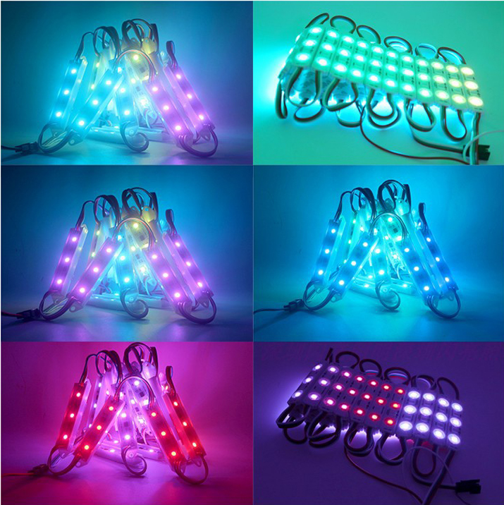 Single Color Mini LED Module 20 pcs/5 ft String 12v DC