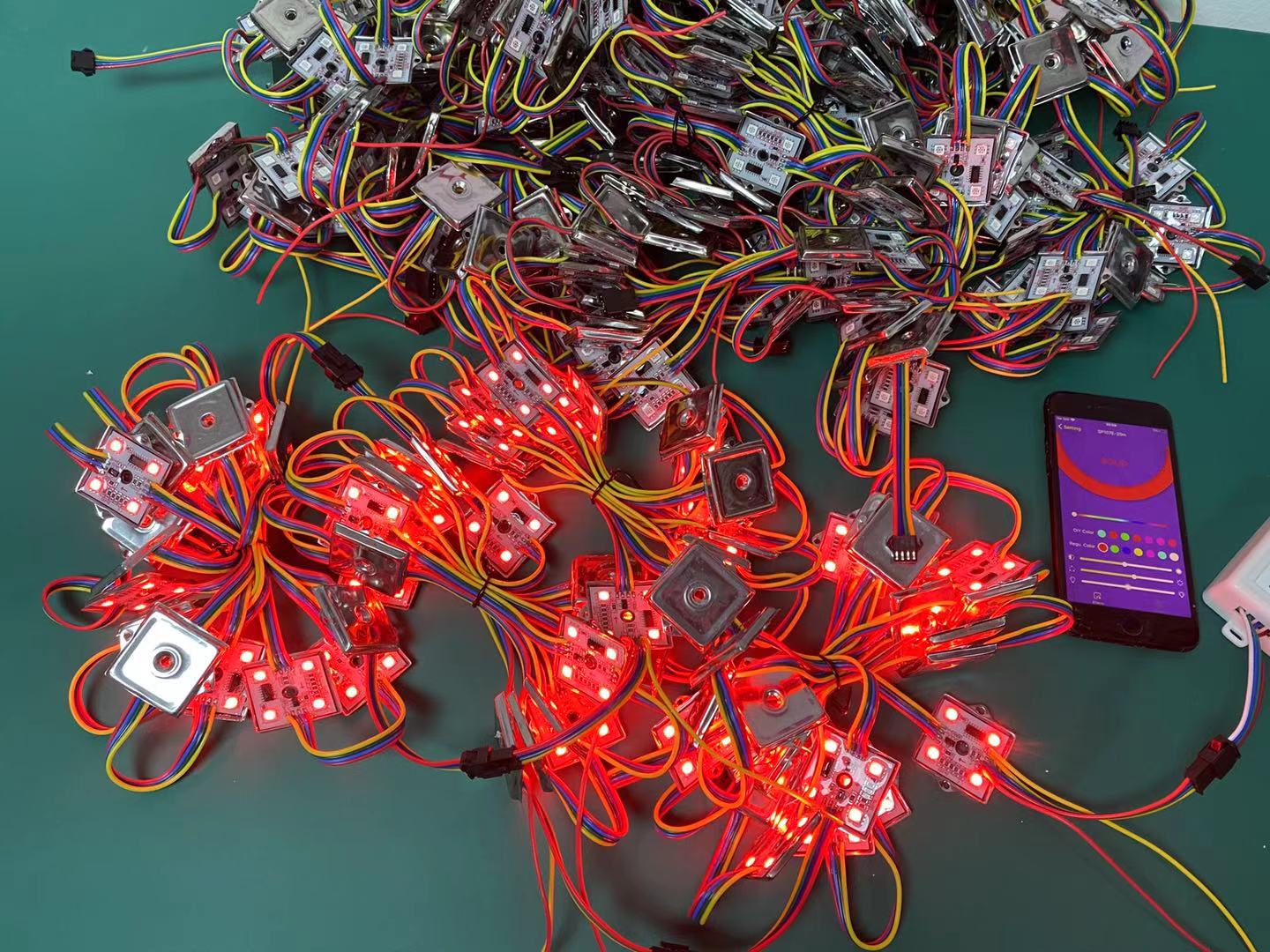 Addressable RGB Pixel Module LED String Lights Outdoor