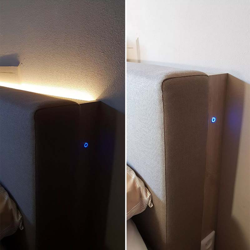 Dotykový stmívač LED DC12-24V pro jednobarevná LED pásková světla Dotykový stmívač LED DC12-24V pro jednobarevná LED pásková světla