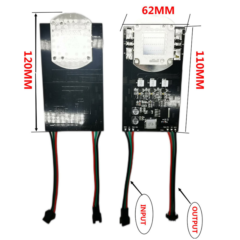 DC12-24V Super Bright 20W 30W WS2811 Light Pixel RGB LED