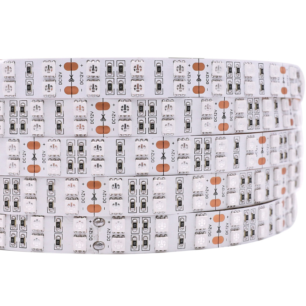 DC12V dvouřadé UV LED světelné pásky 395-405nm pro černé osvětlení DC12V dvouřadé UV LED světelné pásky 395-405nm pro černé osvětlení