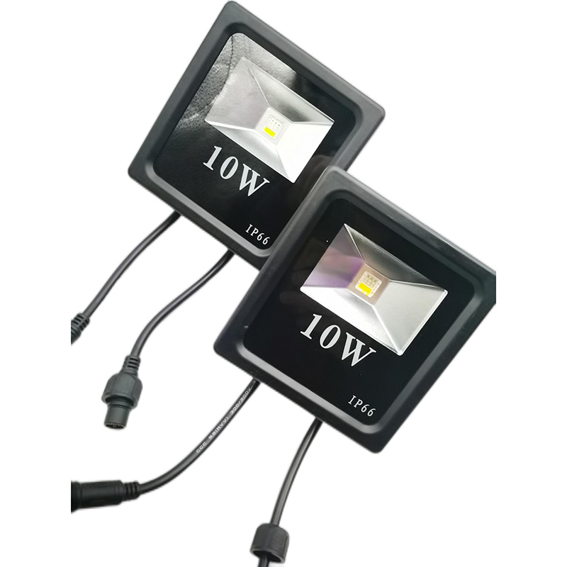 DC12V 10W UCS2904 RGBW LED venkovní záplavová světla DC12V 10W UCS2904 RGBW LED venkovní záplavová světla