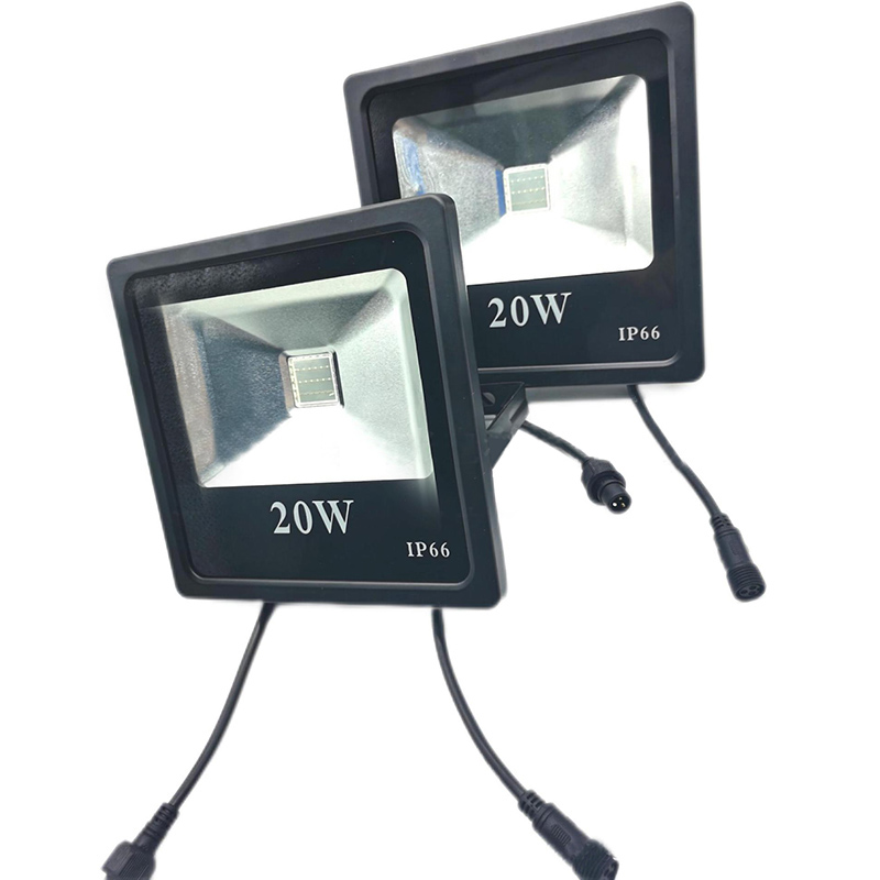 DC12V 20W LED-Flutlicht WS2811 RGB-Mehrfarbenlicht DC12V 20W LED-Flutlicht WS2811 RGB-Mehrfarbenlicht