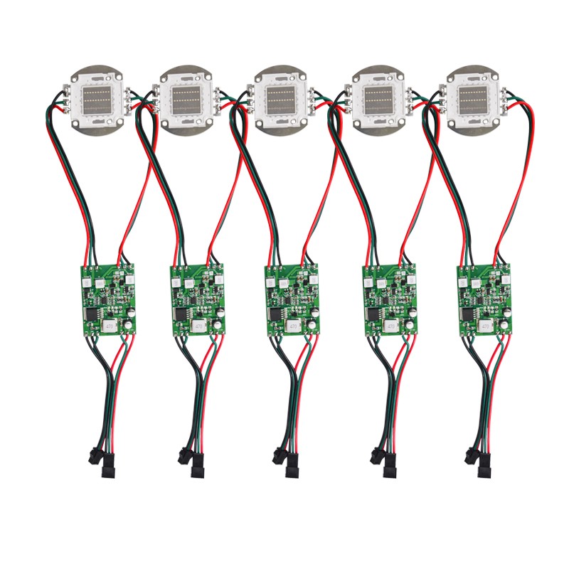 DC12V WS2811 High Power 20W RGB LED Pixel Dots Lichtmodul 5St