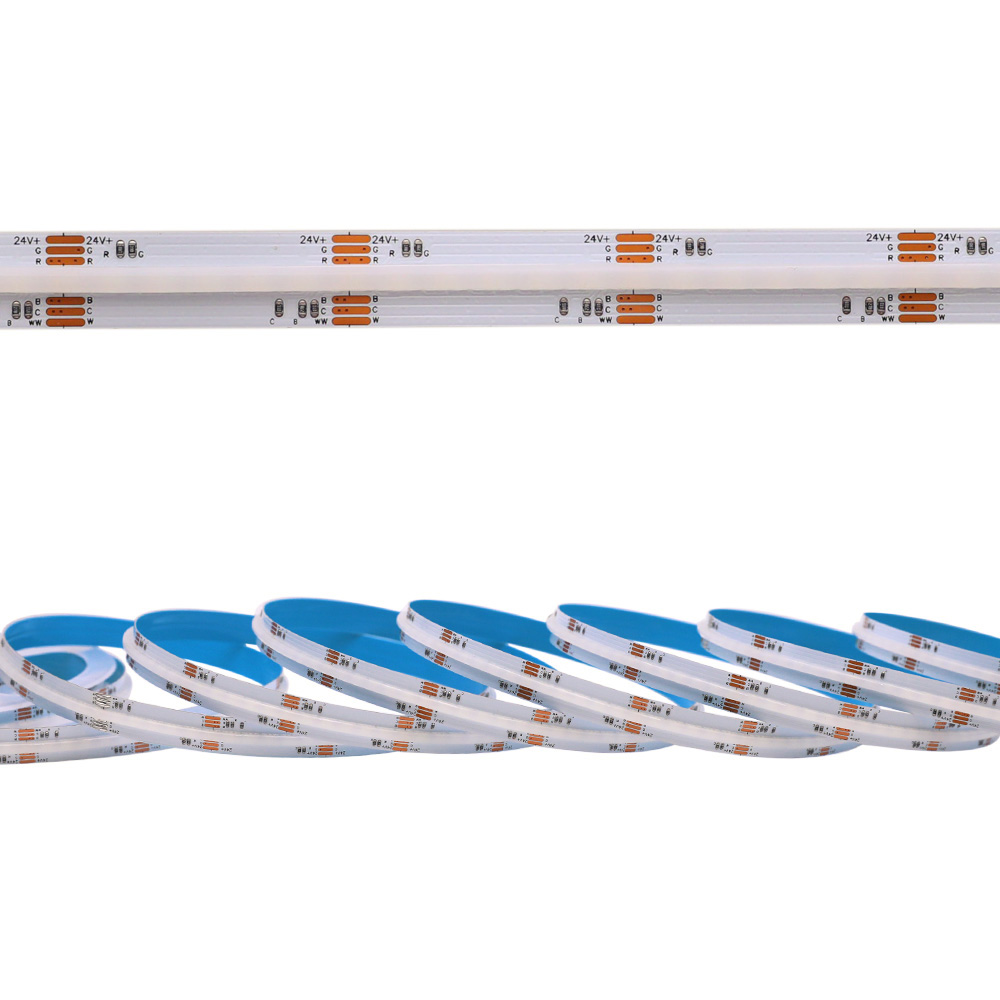 DC24V RGB CCT Flexibilní COB LED pásek měnící barvu DC24V RGB CCT Flexibilní COB LED pásek měnící barvu