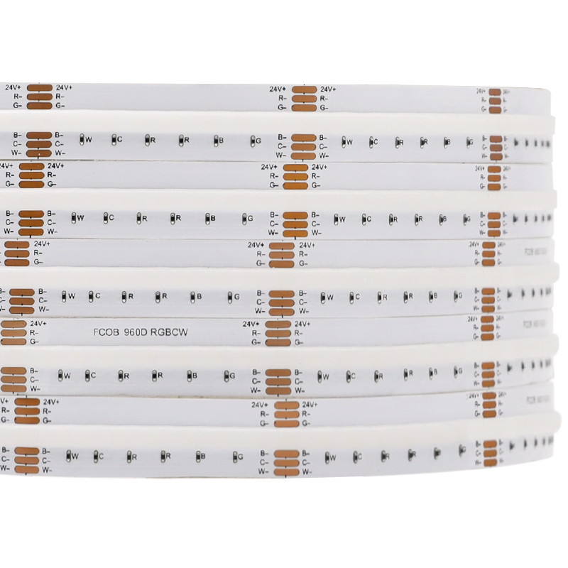 DC24V RGB CCT Flexibilní COB LED pásek měnící barvu DC24V RGB CCT Flexibilní COB LED pásek měnící barvu