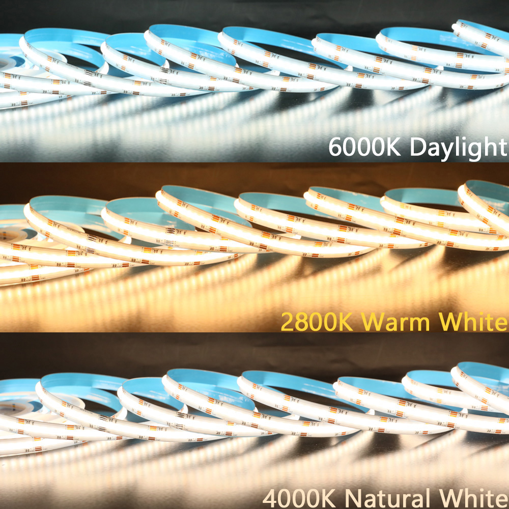 rgbww cob led pásková světla