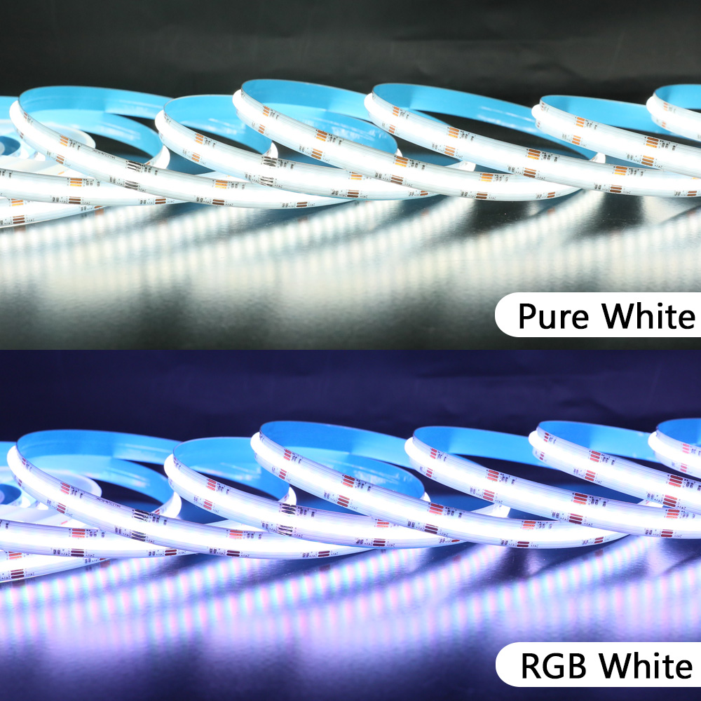 rgbww cob led strip lights